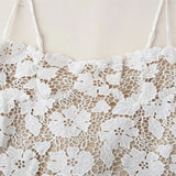 Women's Sleeveless Ribbon Design Suspension Dresses For