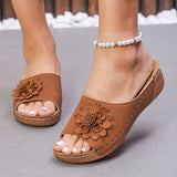 Spring And Summer New Slope And Toe Wearing Slippers Women Cool Drag Large Size Women's
