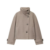 New Artificial Fur Effect Short Fashion Jacket