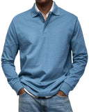 New Men's Casual Long-Sleeved Button-Down