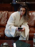 Luxury Irregular Knitted Cardigan Dress Women Warm Comfortable Fashion High-End Temperament Afternoon