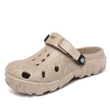 Men's Shoes 2025 New Stinging Feel Men's One-Word Slippers Wear A Shoe And Two Wear-Resistant Beach Cold