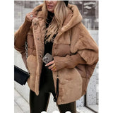 Hot Autumn And Winter Women's Loose New Splicing Cotton