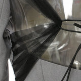 New Back Lotus Loaf Under The Suit To Collect Waist Thin Coat Suit Top Female