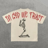 Y2K Harajuku Style T-Shirt Men's Hip-Hop Graphic Printing Cotton Punk