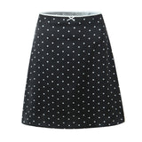 New Wave Point Printing Hanging Neck Sling Slings Wave Point Skirt