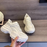 Durian Thick-Bottom Old Dad Shoes Women's 2025 Summer Thin Mesh Breathable Ins Tide Sports Casual