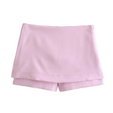 Neck Collar Top 2796777 Low-Rise Skirts 3067407