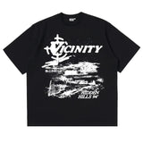 House T-Shirt White Vic Short-Sleeved SHOOTING HOUSE TEE WHITE Same Printed