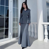 Autumn And Winter New Self-Cultivative Temperament Cardigan Long-Sleeved Half-Dress Dress