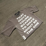 T-Shirt Five-Sleeved Loose Hip-Hop Top Tide Brand