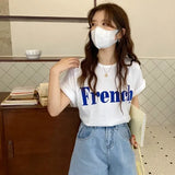 Zingj Short-Sleeved T-Shirt Female Summer 2024 New Net Red Design Sense Small Loose Chic Jacket Ins