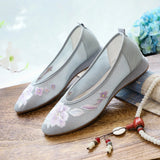 Zingj Heel Embroidered Cloth Shoes Summer Ladies Sandals Ethnic Style Fashion With Hanfu
