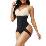 High Waist Belly Pants Rich Hip Plastic Large Size Body Pants Breasted Waist Show Bottom Body