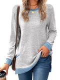 Zingj / Winter 2023 New Round Collar Color Pocket Long Sleeve Loose Jacket-Outfit