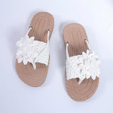 Women's 2025 Summer Flower Slippers Home Outdoor Drag Bathroom Cold Drag Beach