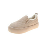 Shoes Women A Foot Trot Lazy Hairy Shoes Plus Velvet Warm Winter Wear Fashion Flat Bean Cotton