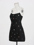 Design-Sensitive Dress Women 2025 Spring New Fashion Set High-End Feel Design Short Breast-Wearing Skirt