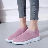 Size Women's Shoes Small White Shoes Women's Mesh Breathable Sports Shoes Summer Running Socks Shoes 46