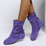 Women's Boots 40-43 Direct Autumn And Winter Sleeve Flat And Knight Boots