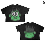 T-Shirt Hip-Hop Fun Cartoon Pattern Printing Oversized T-Shirt Original Gothic Cotton Short