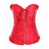 Zipper Jaclace Guard Waist-Beed Court Bouquet Close Abdomen Chest