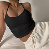 Thai New Solid Color Small Slings Hottie Vest Pure Want To Repair The Body Of The Thin Striptlet Backclothing New