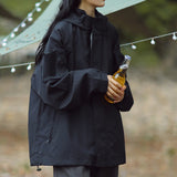Zingj Spring And Autumn Winter Overalls Hooded Function Trend Brand Thin Coat Jacket