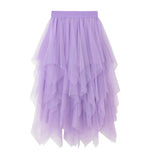 Mesh Dress Women's Long Mid-Term 2025 Spring New Yarn Skirt High-Waisted Thin Skirt