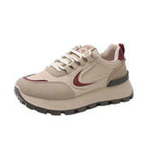 Casual Sneakers Women 2025 Autumn New Korean Version Of The Thick-Sed Forrest Shoes Student Running