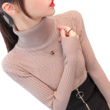 Sweater Women's Autumn And Winter Set-Up Bottom Shirt 2025 New Fashion Knitting