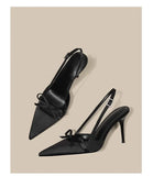 Bag Head Sandals Women 2025 Summer New Dress Cheongsam National Style Temperament Tip And Black High