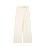 Spring New Folding Wide Leg Trousers