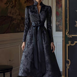 Elegant Spring And Autumn Long-Sleeved Vertevery Party Dress