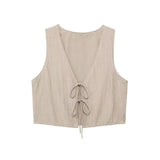 New Texture Vest Top 8338772 Long Dress