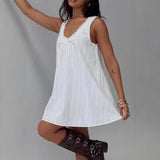 New Spring And Summer Sexy Lace Spliced Bow Vest Doll