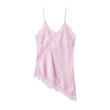 Women's 2025 Summer New Fashion Sexy Lace Decoration Underwear Blouse