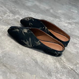 Half Slippers Women Wear 2025 Summer New Chinese Style Bamboo Tie Flat Bottom Muller Leisure Cold