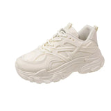 Dad Shoes Women 2025 Summer New Ins Thick Bottom Breathable Small Black Shoes Students Running Sports