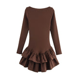 Explosion Women's New Multi-Color Hem Pressure Fold Design
