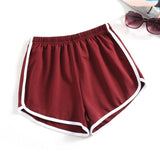 Zingj 01 Sports Shorts Women Summer Leisure Fashion Streamline Cotton Three Point Pants New Korean Version Of Beach Hot
