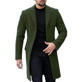 New Hair Coat Man's Coat Burst Japan And South Korea Single Buckle Cardigan