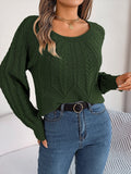 Shooting 2025 Autumn And Winter Casual Pure Color Sesame Long-Sleeved Sweater Women's