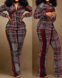 Autumn And Winter Independent Station Printing Trend Fashion Women's Wear 2-Piece Set From Stock 211-0-Outfit