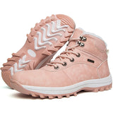 High-Top Snow Boots Cotton Shoes Winter Plus Velvet Warm Men's Leisure Outdoor Hiking Leisure