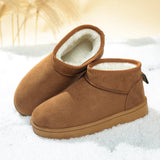 With Thick Thick Snow Boots Women Thick Bottoms To Keep Warm Winter Cloth Round Cotton Shoes