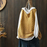 Knitted Vest Vest Women's Jacket 2025 New Loose Leisure Vest Women's Fashion Women's Spring And