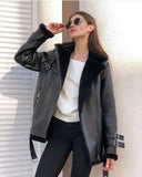 Autumn And Winter New Collar Zipper Open Shirt Fashion Women's Long-Sleeved Pure Color