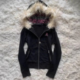 Zipper Hoodie Lady Harajuku Style Hoodie Top Coat