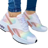 Fashion Low-Help Old Dad Shoes Round Head With Mesh Large Size Casual Sports Single Shoes